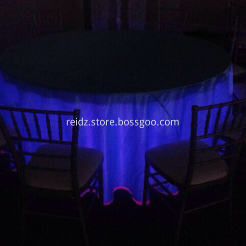 Wedding decoration led under table light